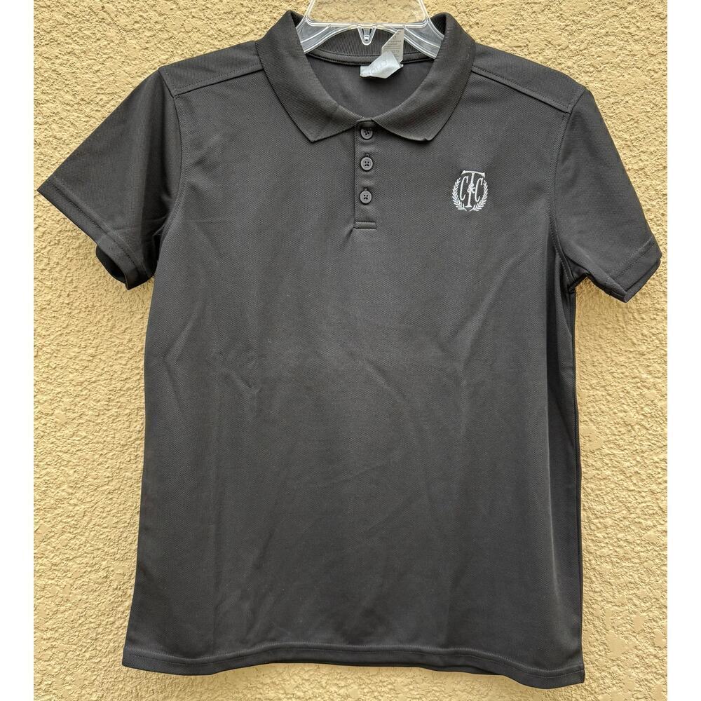 Polo Golf Black Youth Large